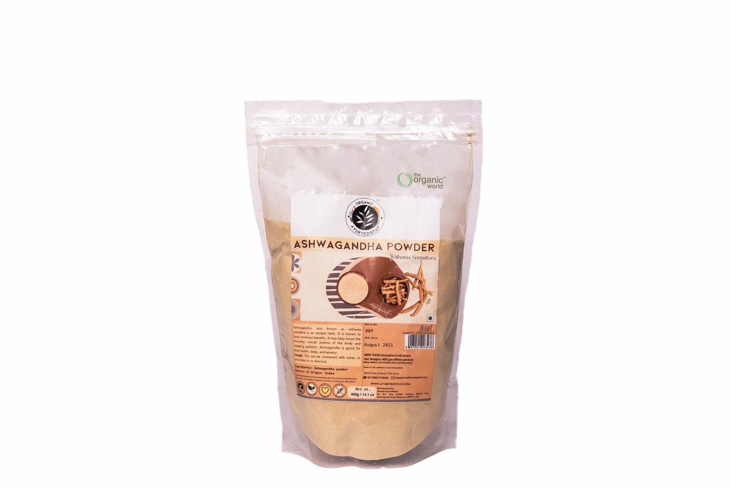 Ashwagandha Powder 400 GM