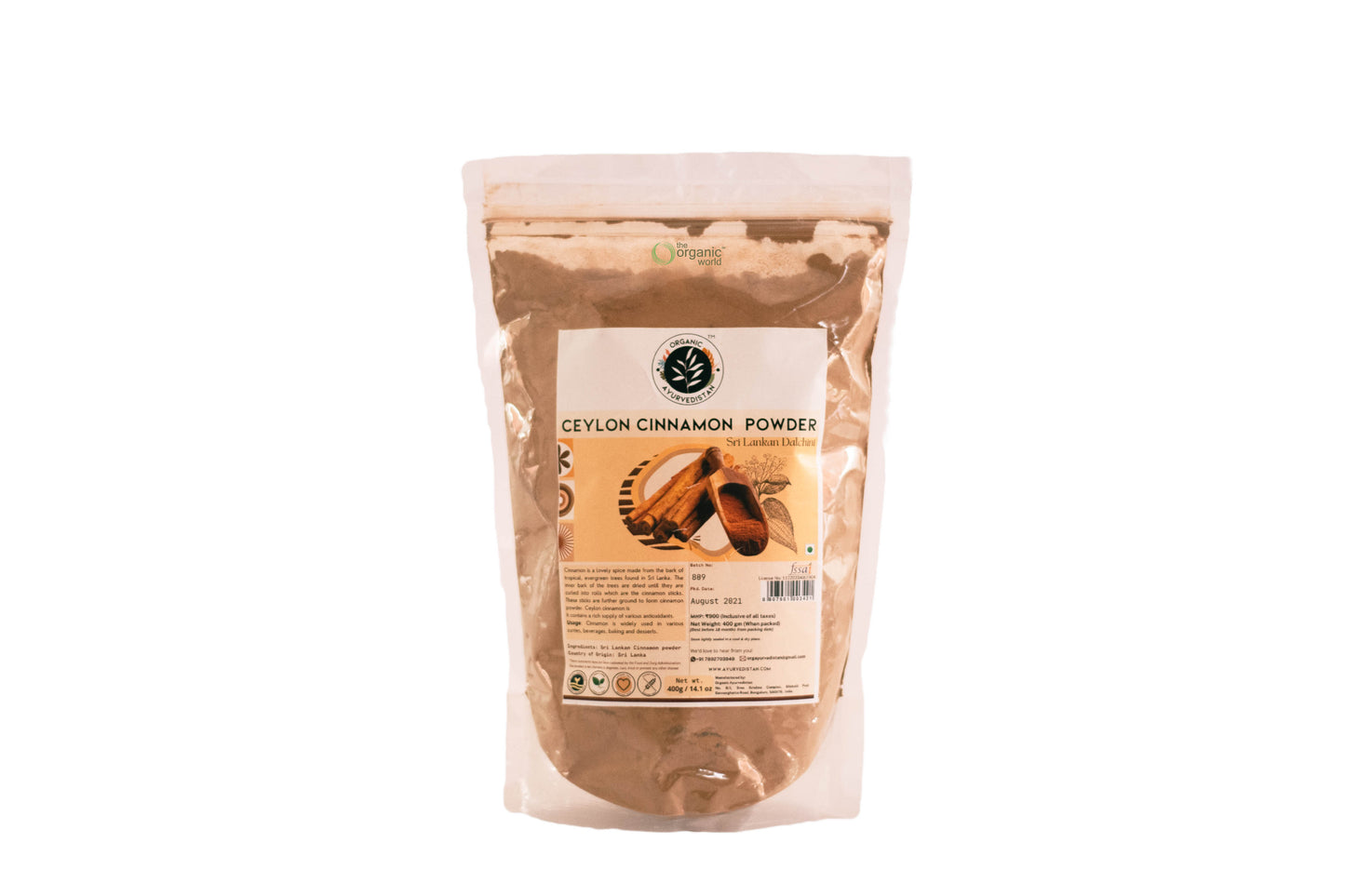 Ceylon Cinnamon Powder 400 GM