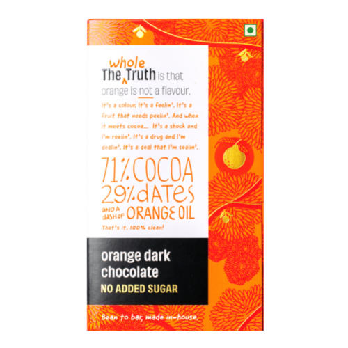 Dark Chocolate 71% With Orange Oil 80 GM