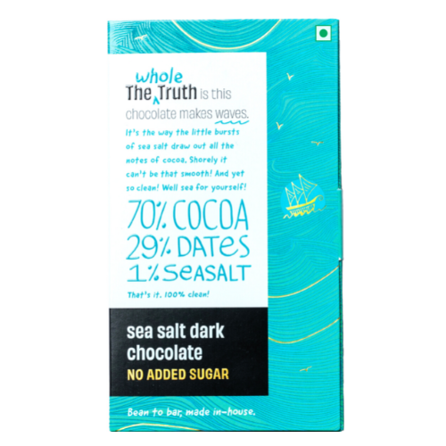 Dark Chocolate 71% With Sea Salt 80 GM