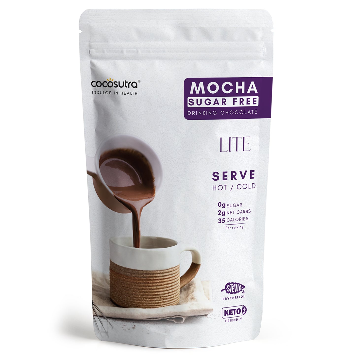 Sugar Free Drinking Chocolate Mix Mocha 200 GM