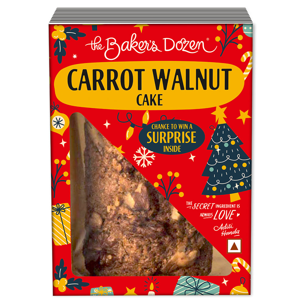 Carrot Walnut Cake 100% Wholewheat 150 GM