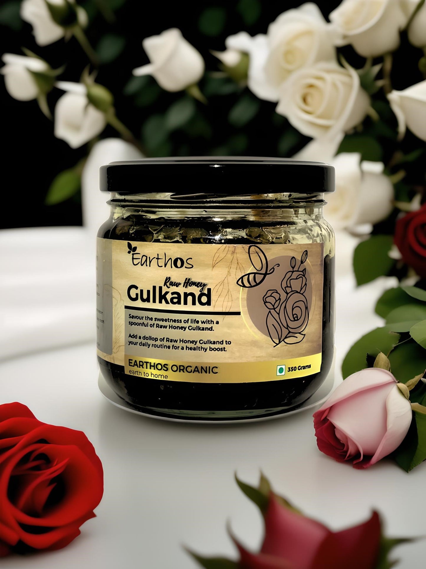 Raw Honey Gulkand 350 GM