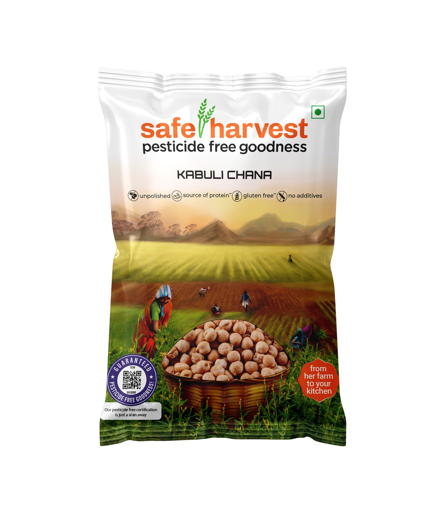 Pesticide Free Kabuli Chana 1 KG