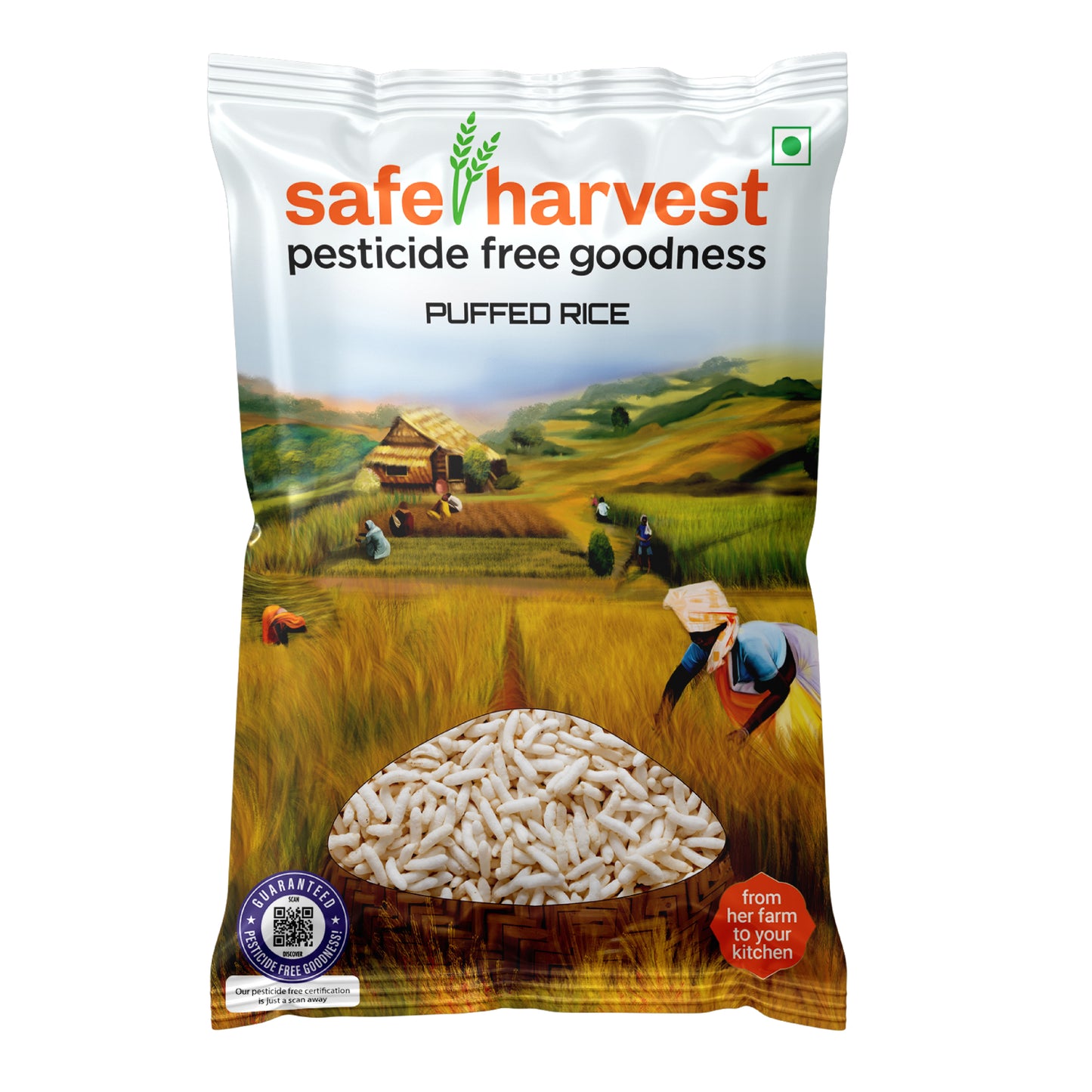 Pesticide Free Puffed Rice 500 GM