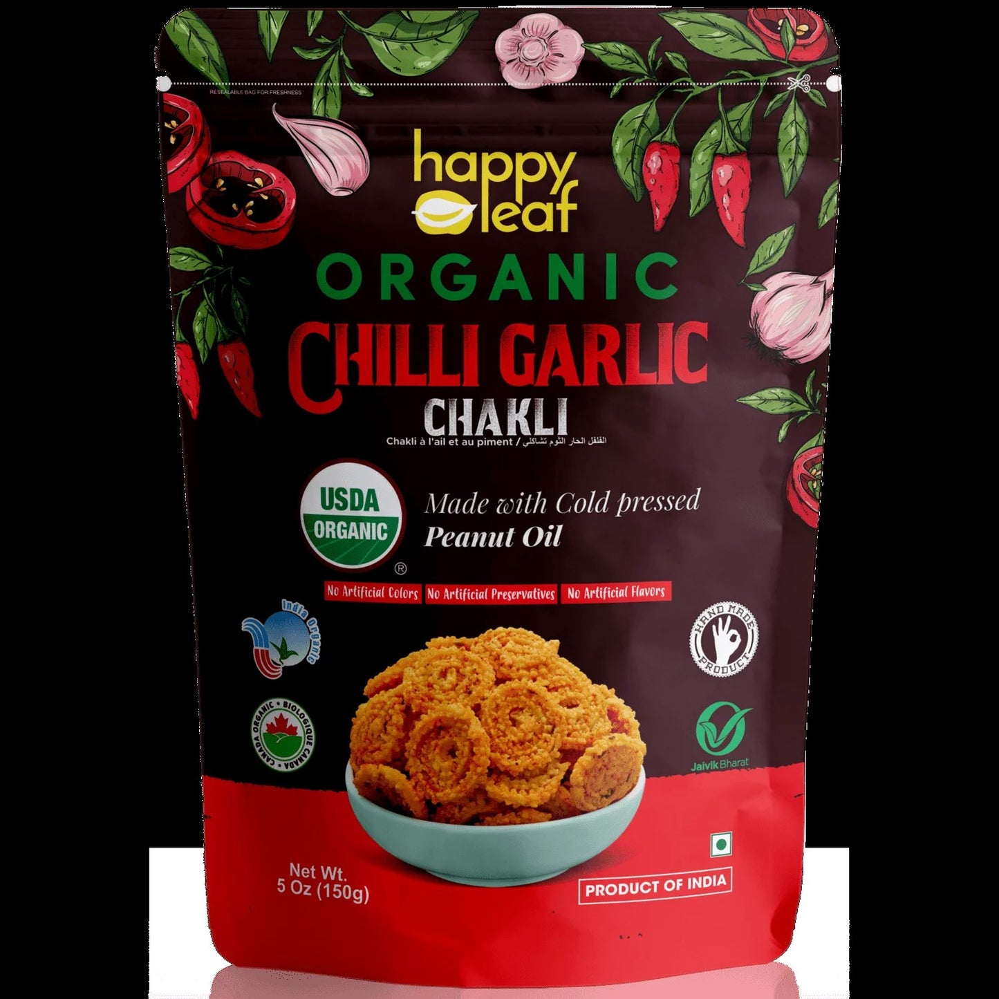 Chilli Garlic Chakli 150 GM