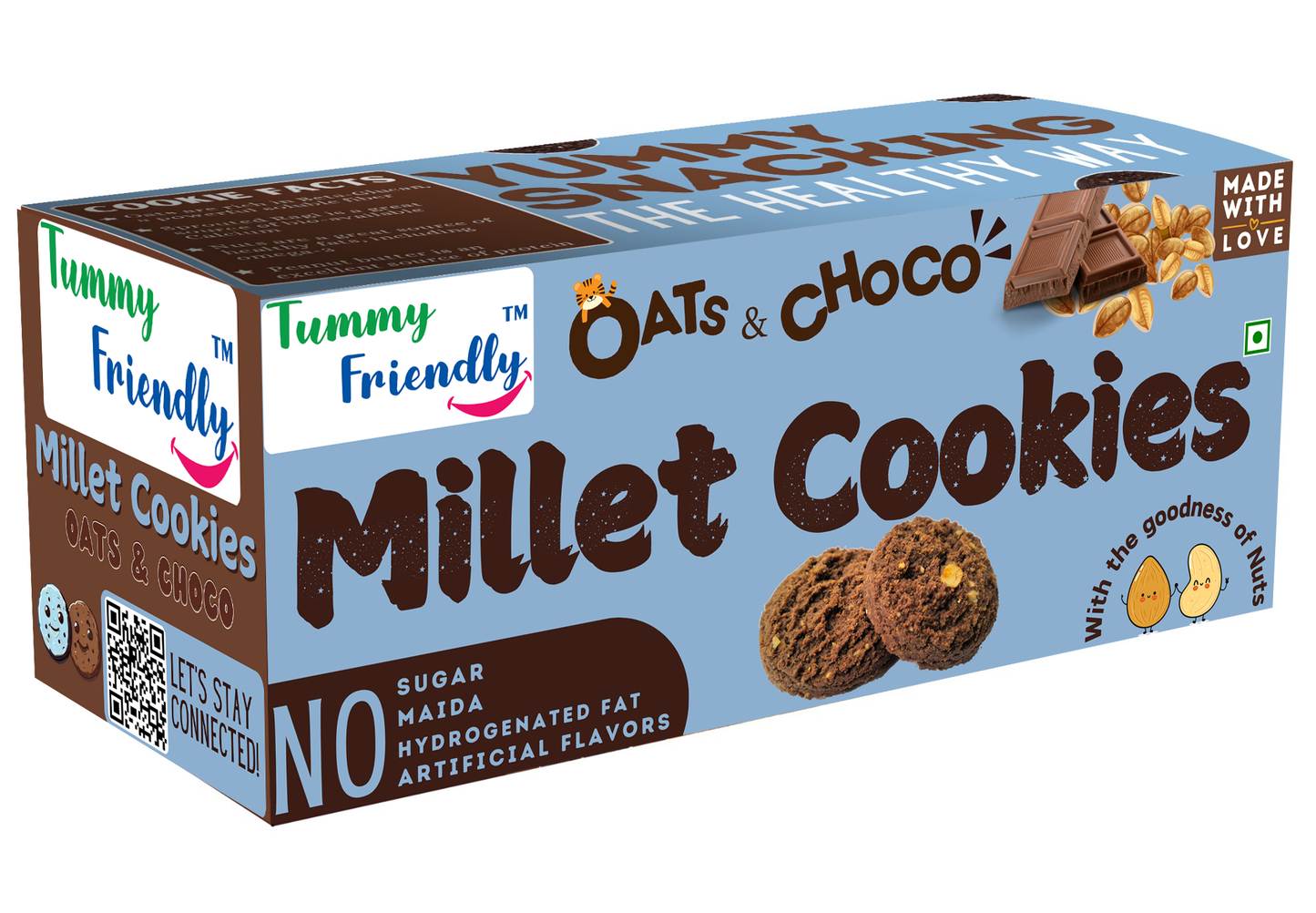Foods Millet Cookies Oats And Chocolate 75 GM