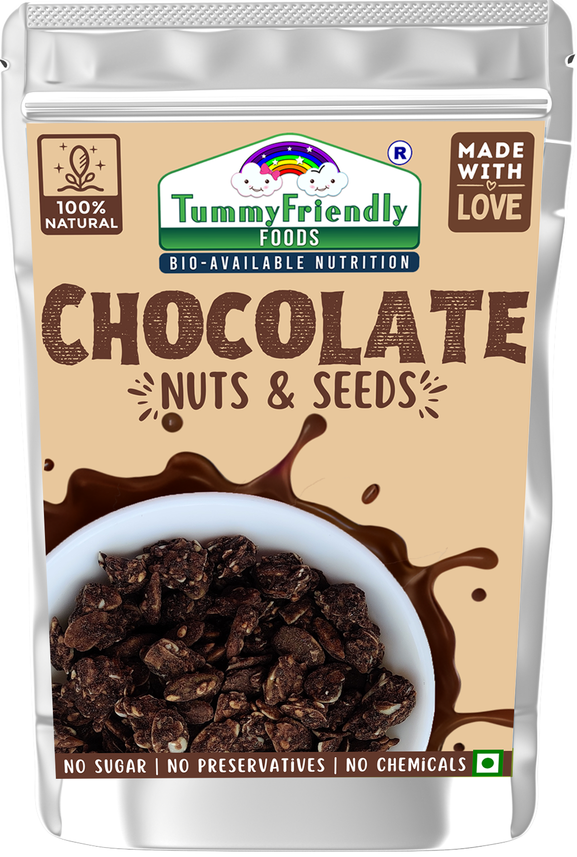 Foods Chocolate Nuts And Seeds Mix 100 GM