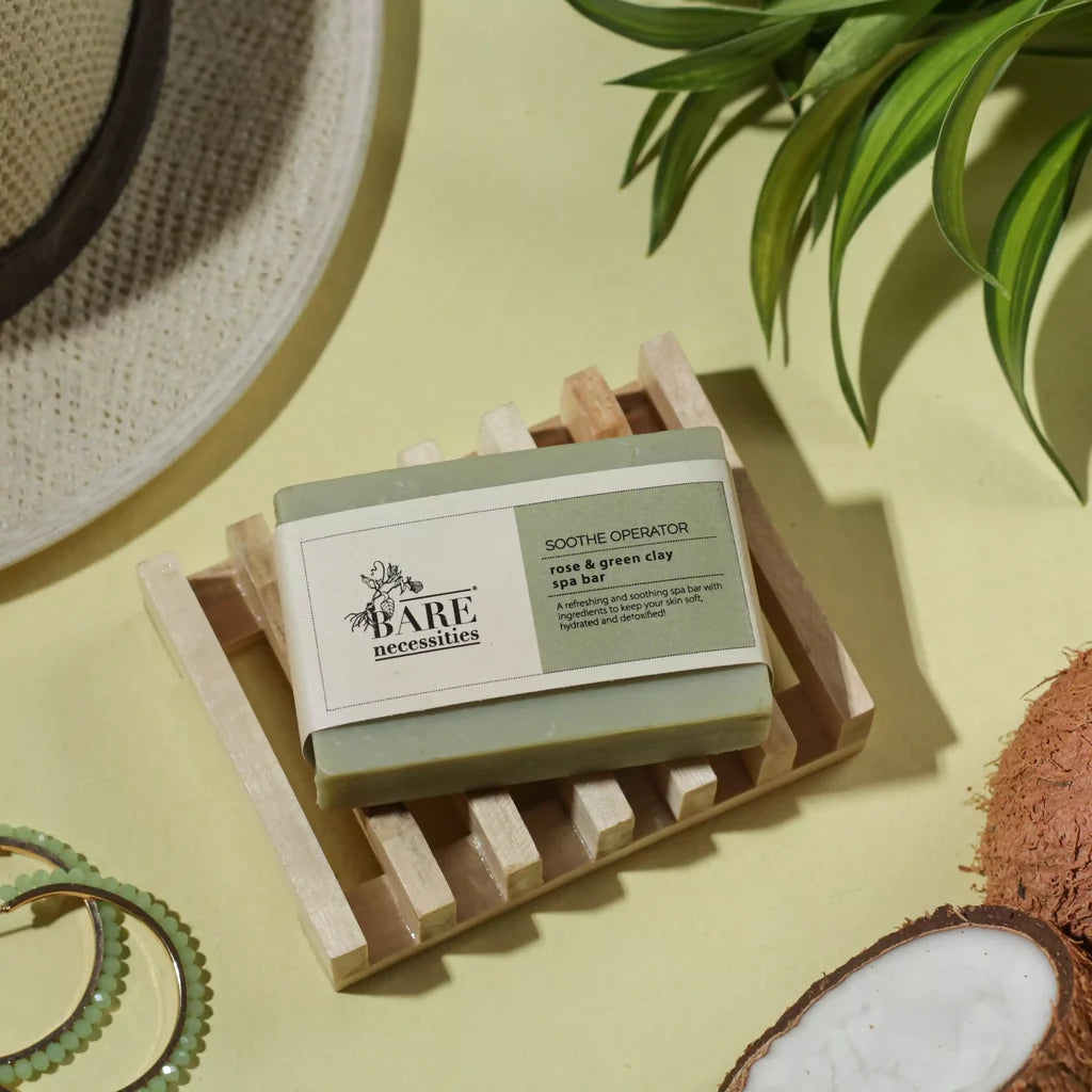 Soothe Operator - Rose & Green Clay Spa Bar 75 GM