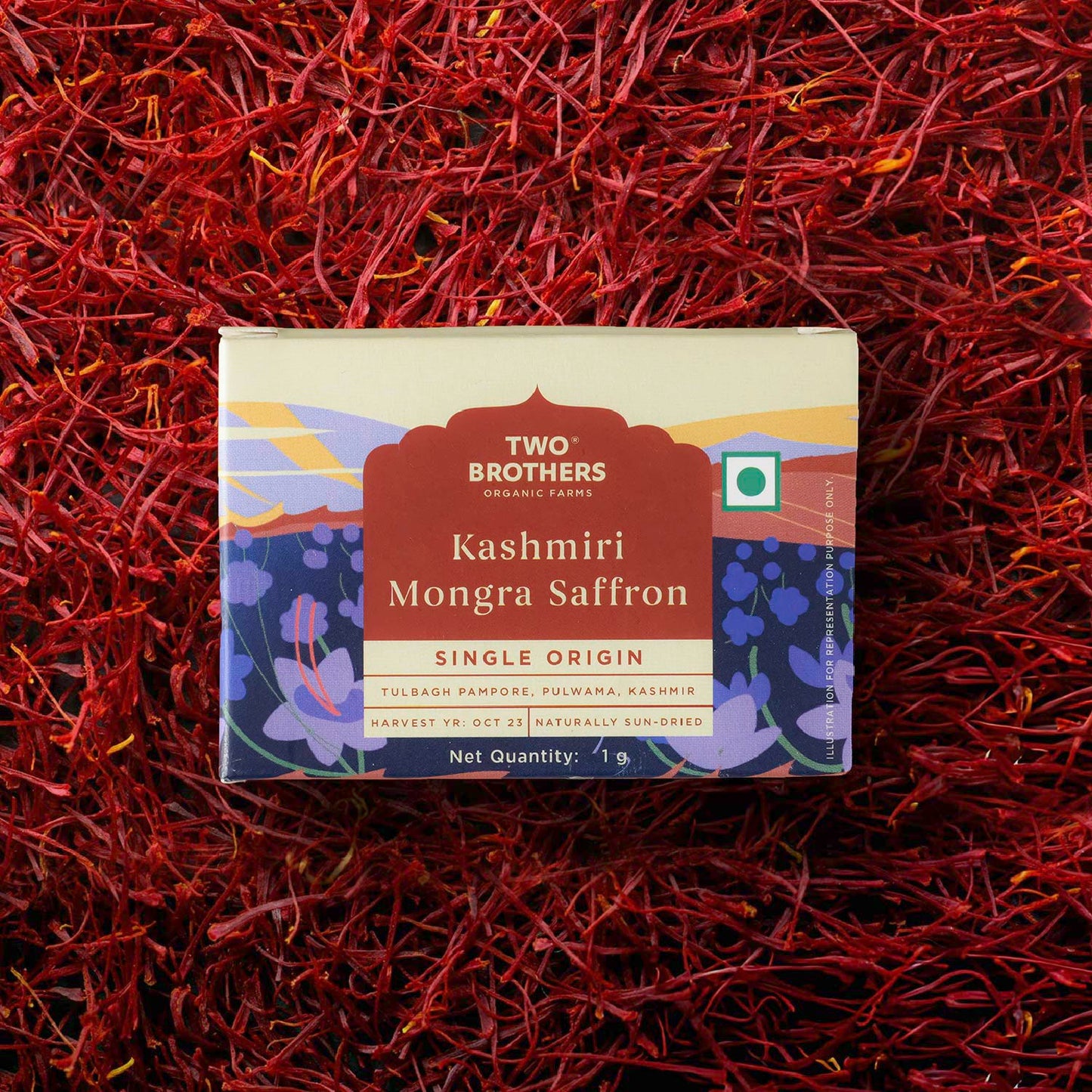 Two Brothers Kashmiri Mongra Saffron Box 1 g