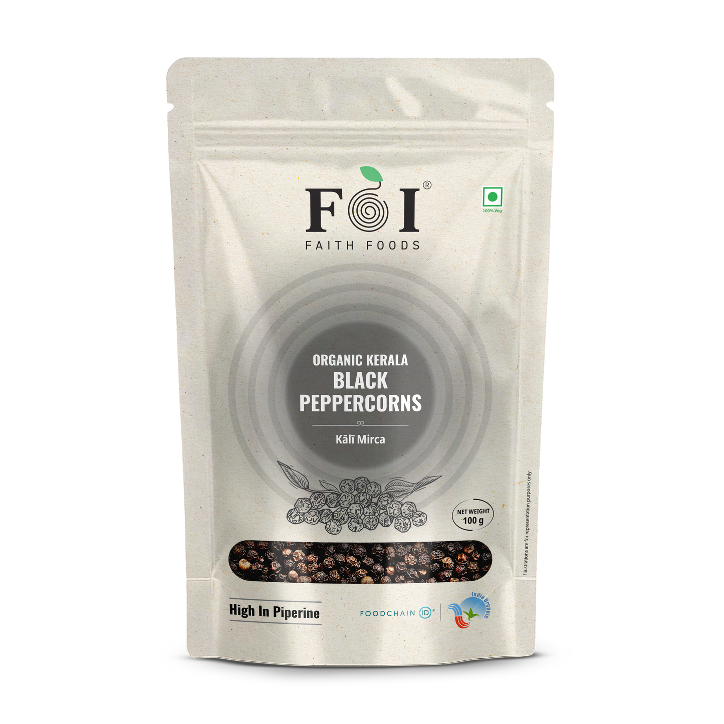Kerala Black Pepper Whole 100 g