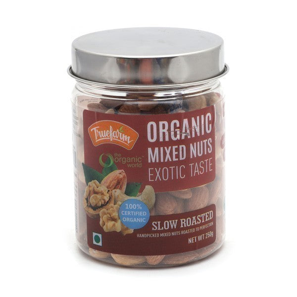 Organic Roasted Mixed Nuts 250 GM