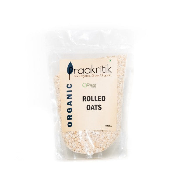 Organic Rolled Oats 500 GM
