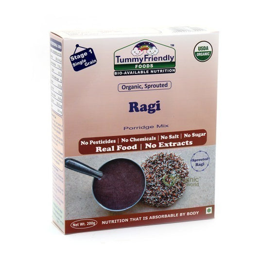 Organic Sprouted Ragi Porridge Mix 200 GM
