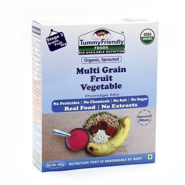 Organic Sprouted Multigrain Fruit Vegetable P 200 GM