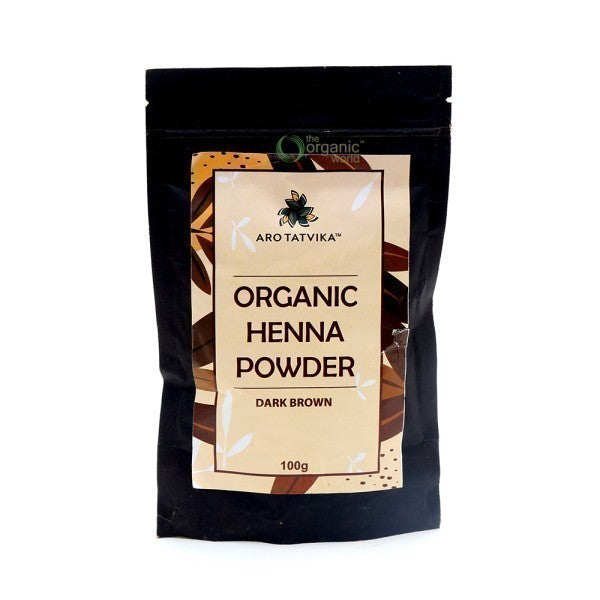 Organic Henna Powder - Dark Brown 100 GM