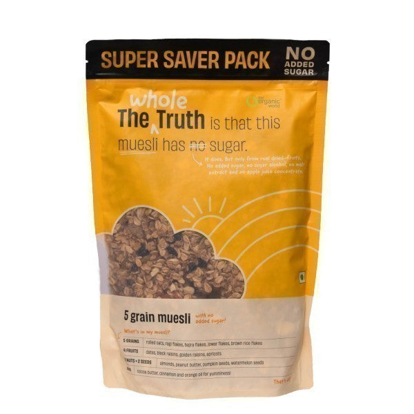 No Added Sugar 5 Grain Muesli Supersaver 750 GM