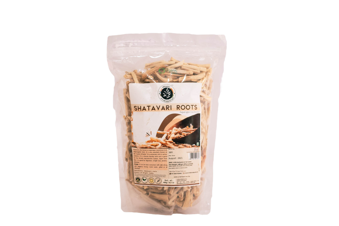 Shatavari Roots 400 GM