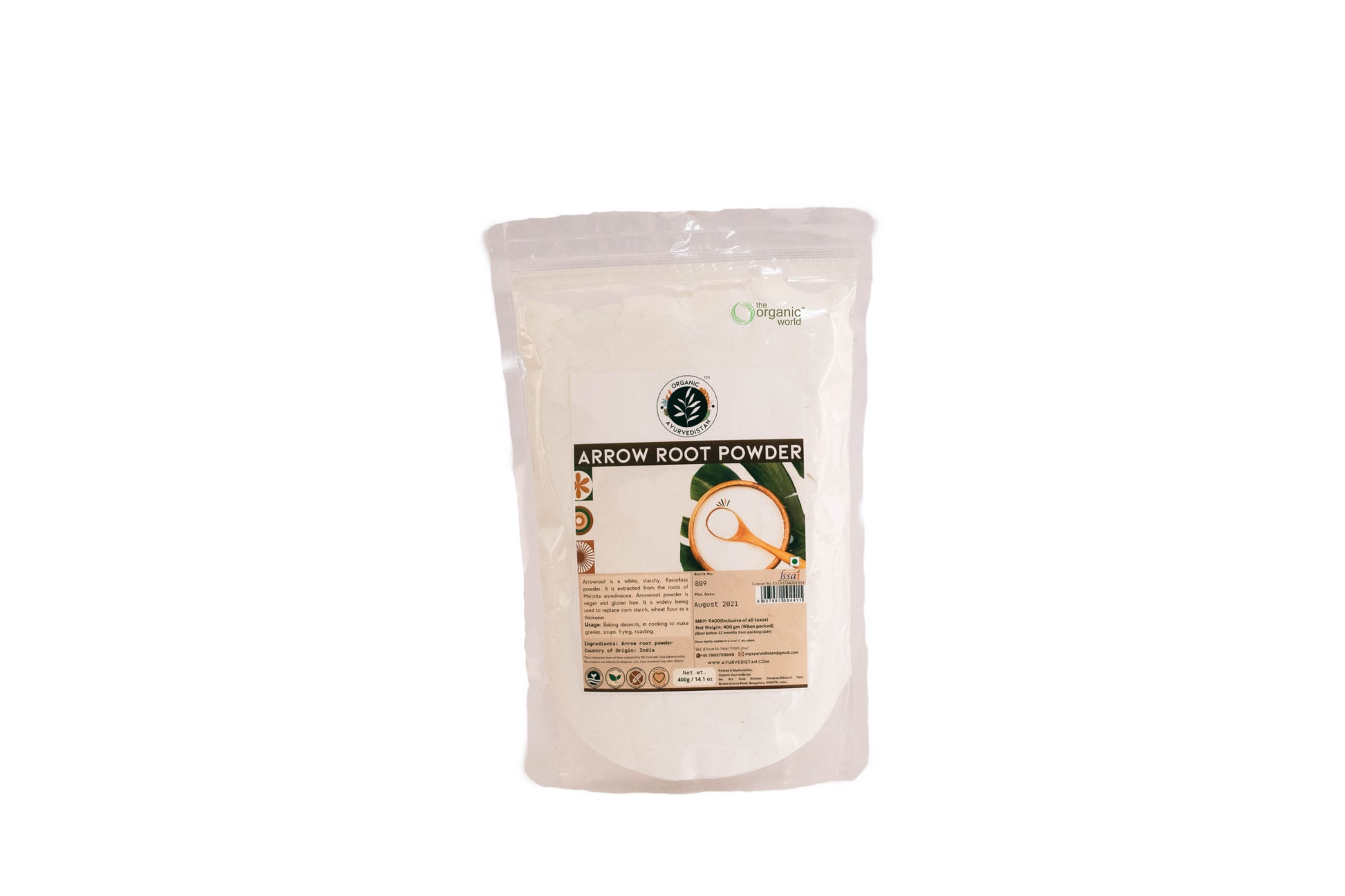Arrow Root Powder 400 GM