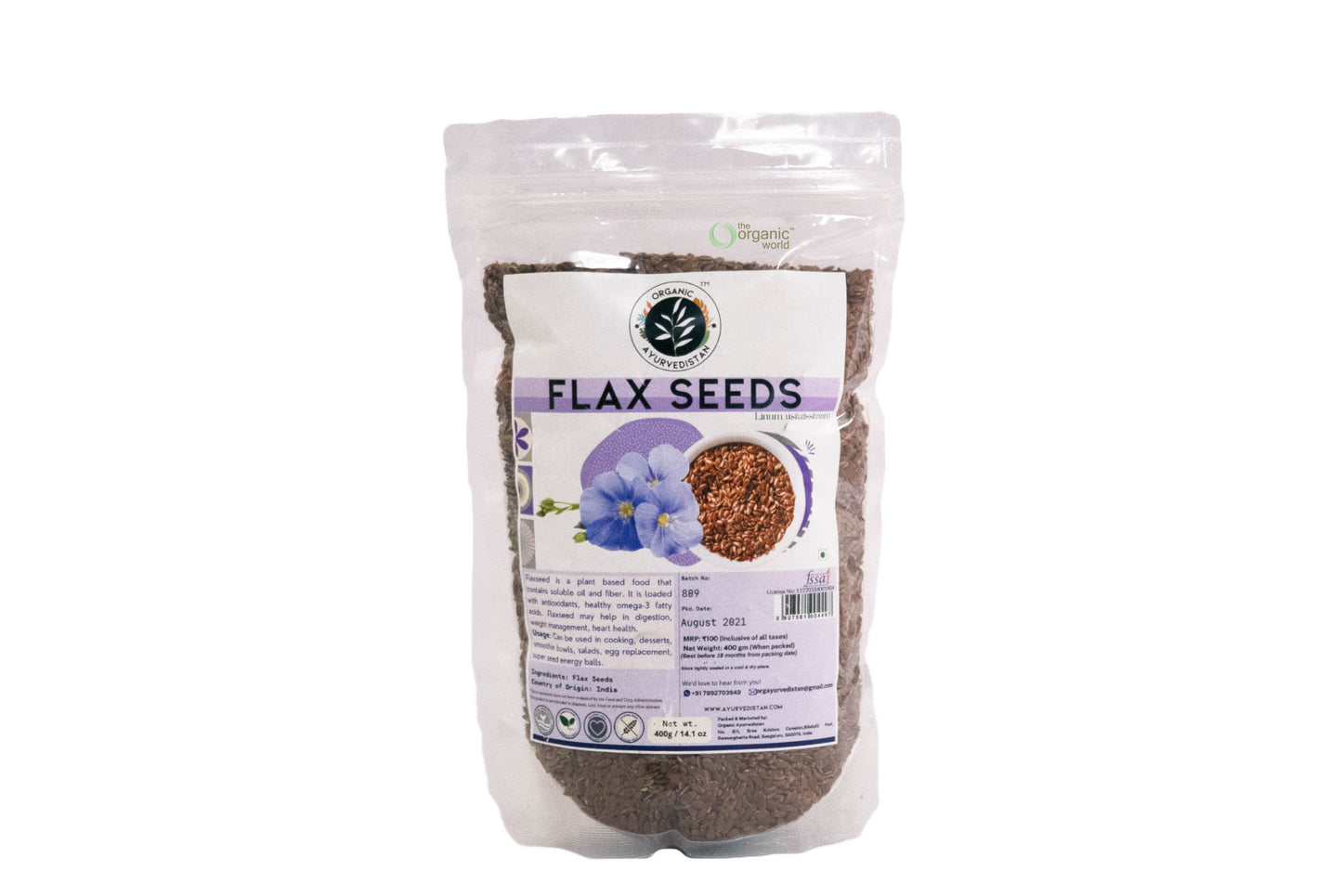 Flax Seeds 400 GM