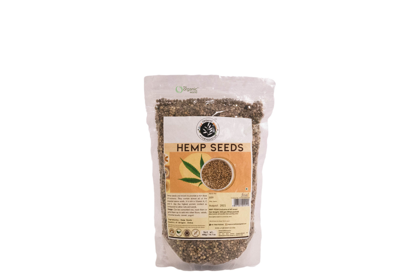 Hemp Seeds 400 GM