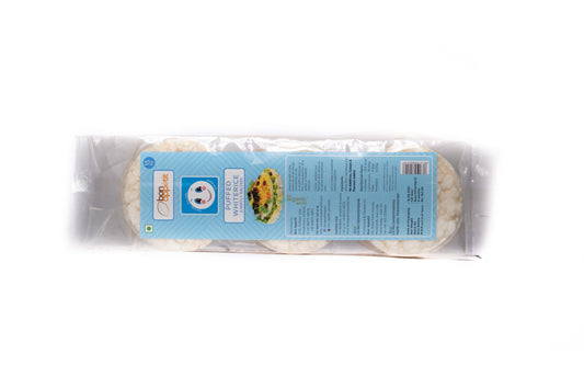 Organic Puffed White Rice Cakes Lightly Salte 125 GM