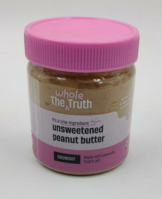 Unsweetened Peanut Butter Crunchy Small 325 GM