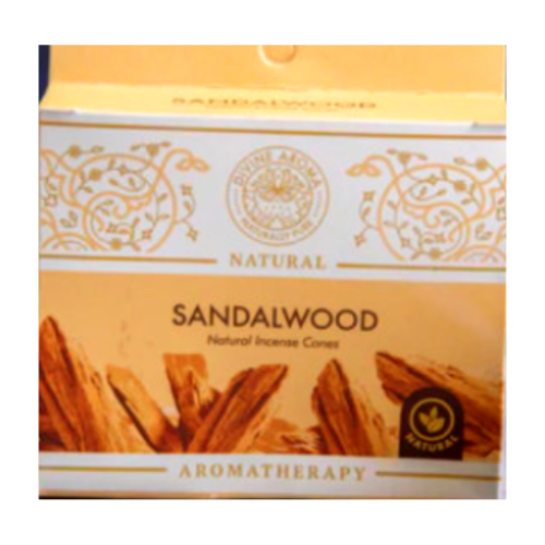 Indian Sandalwood Natural Incense Cones Charc 1 PACK