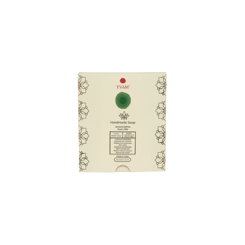 Handmade Soap Almond Saffron Goat`S Milk 100 GM