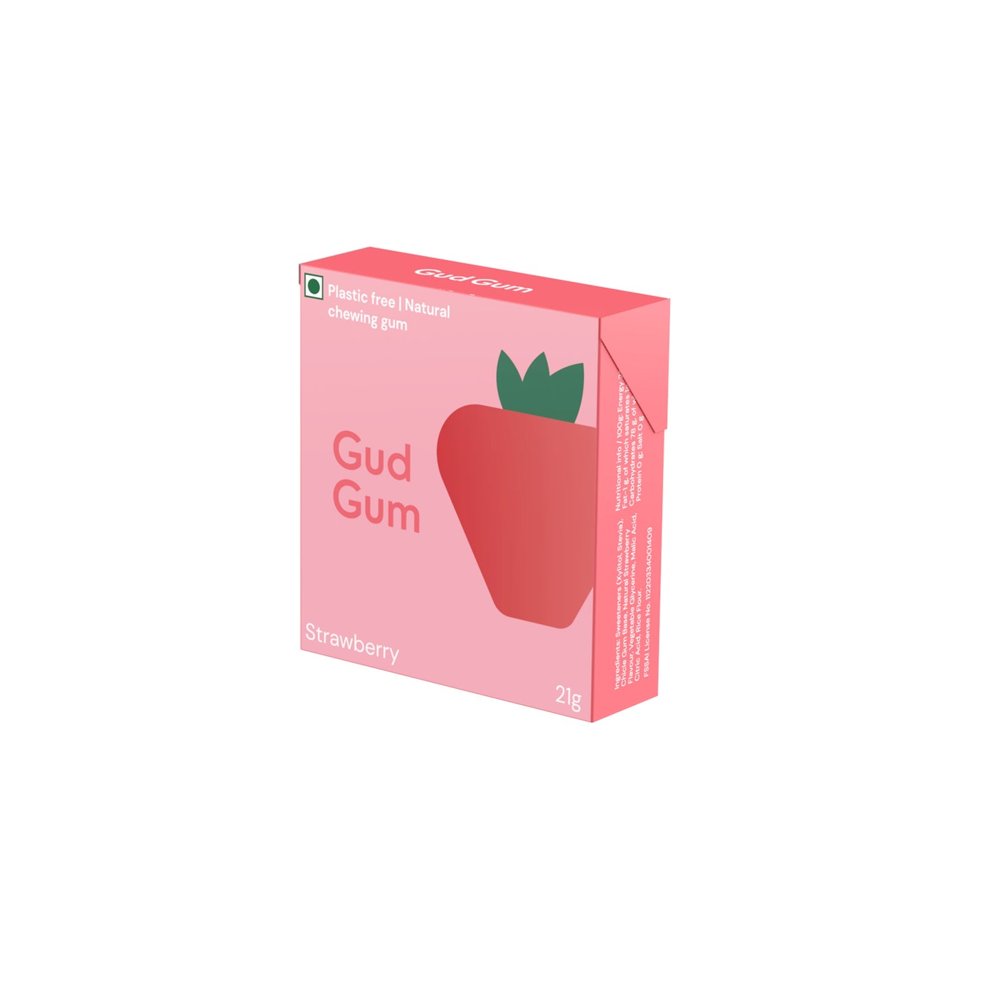 Strawberry Chewing Gum 21 GM