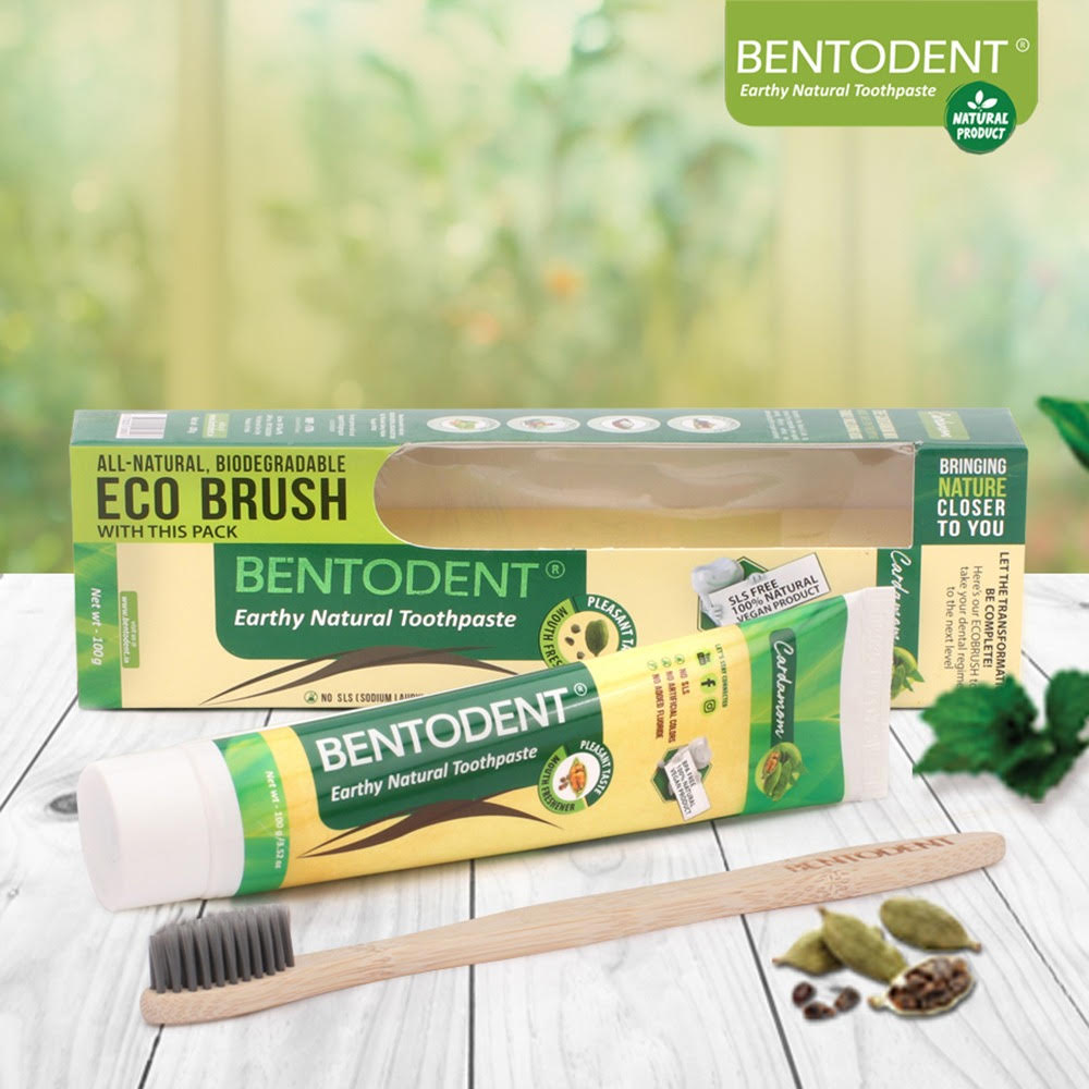Cardamom Toothpaste  With Eco Brush 100 GM