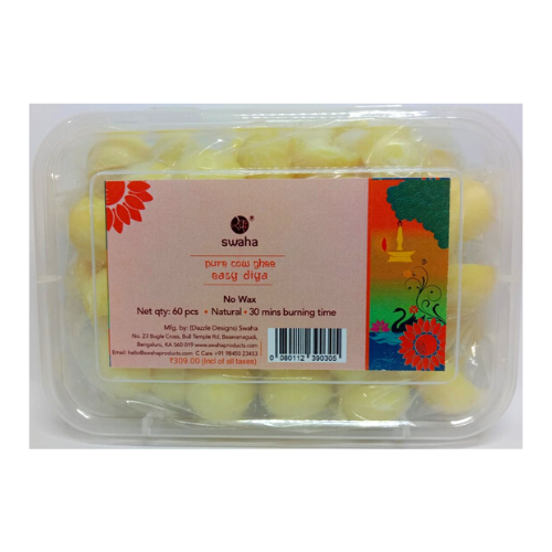 Cow Ghee Diya 60 PCS
