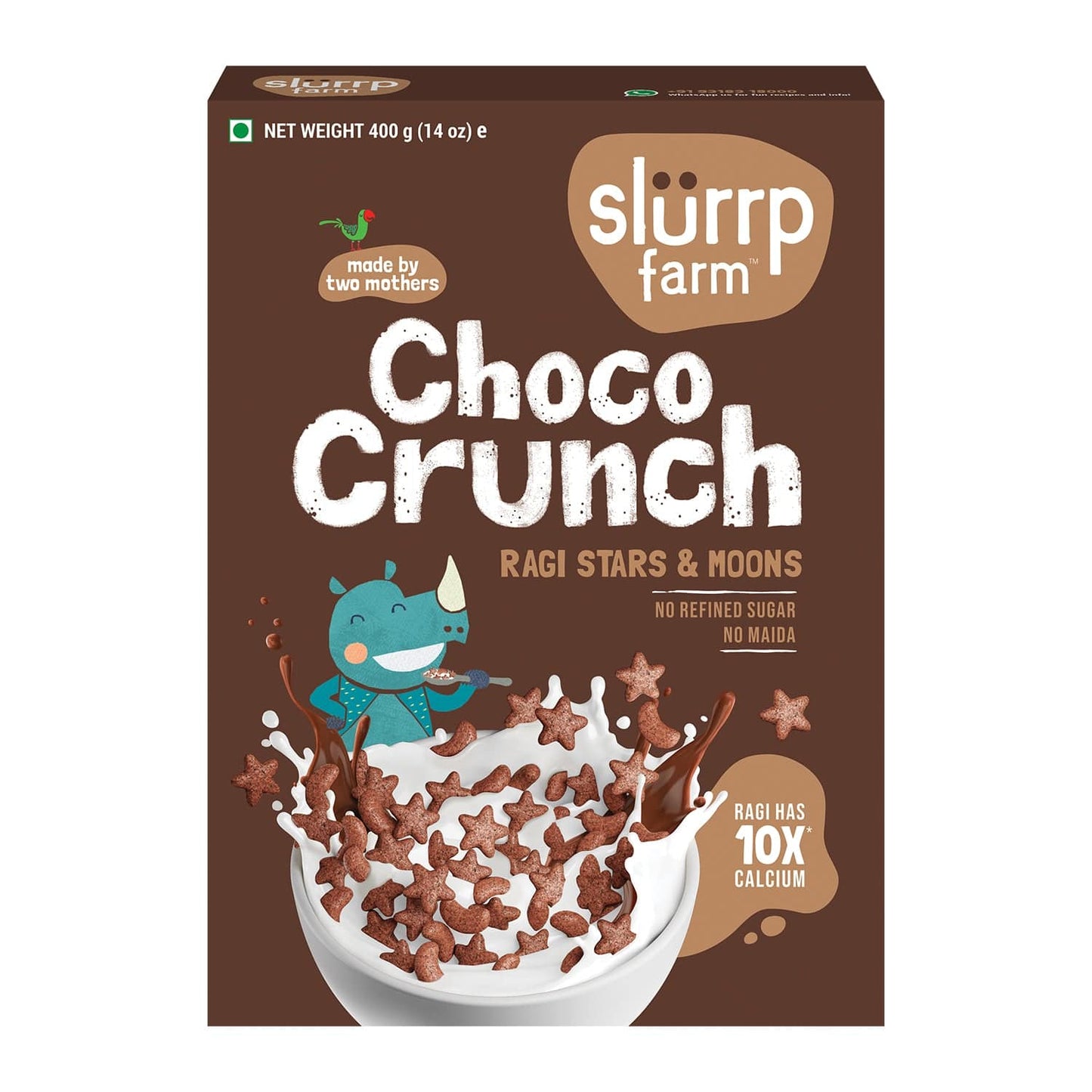 Mighty Crunch Chocolate Stars & Moons 400 GM