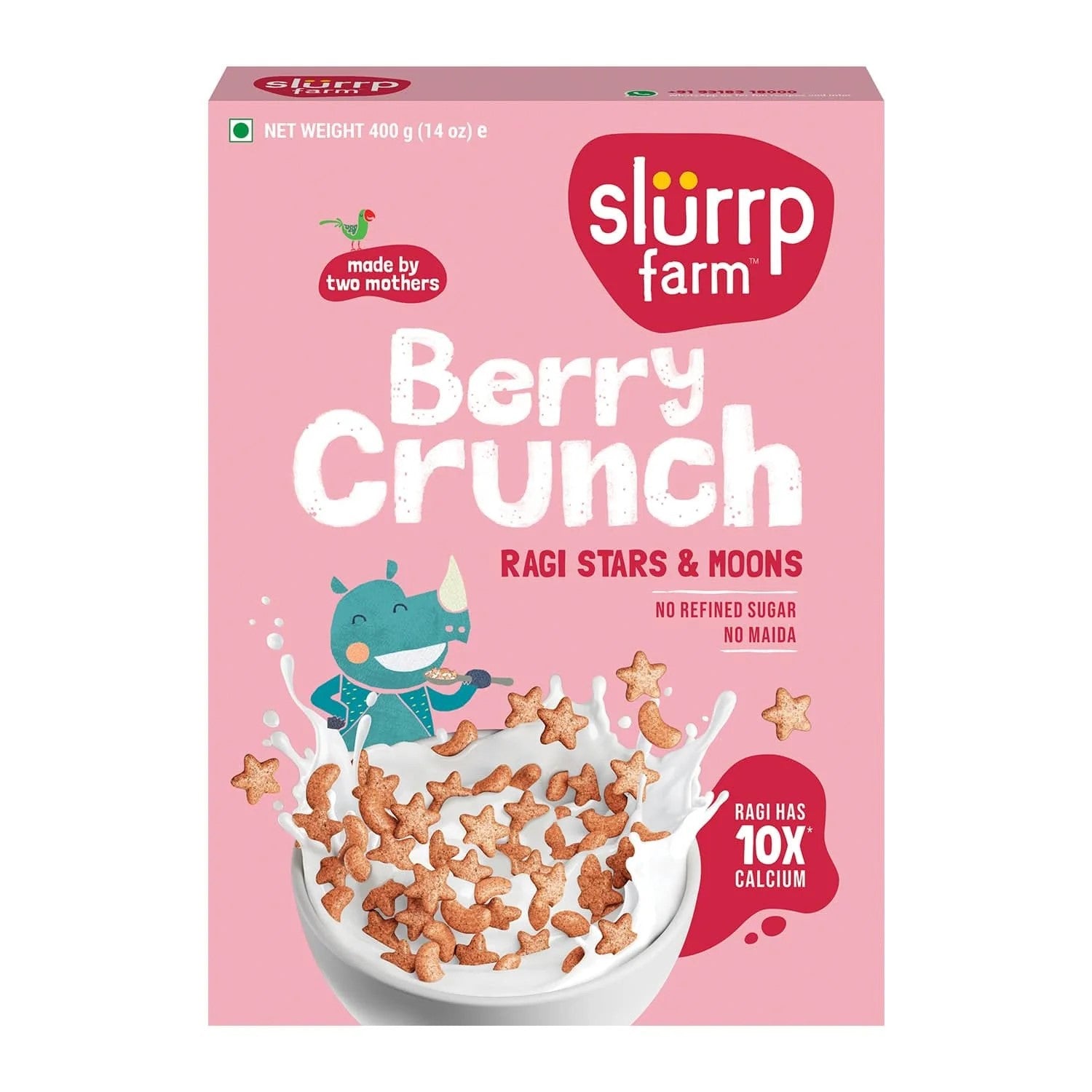 Mighty Crunch Strawberry Stars & Moons 400 GM