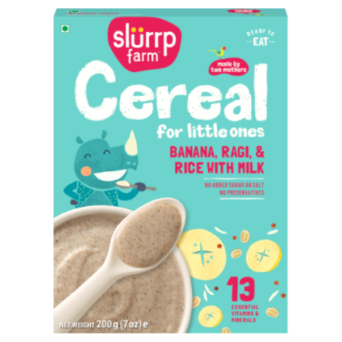 Cereal For Little Ones Ragi Rice & Banana Wit 200 GM