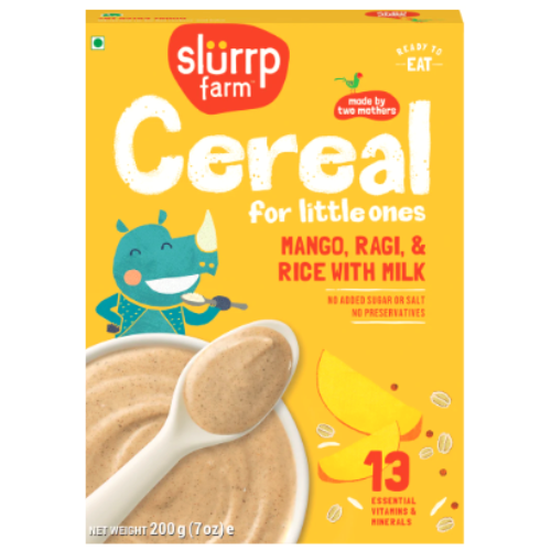 Cereal For Little Ones Ragi Rice & Mango With 200 GM