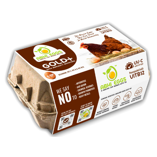 Gold+ Eggs With Immunity Boosters PACK OF 6