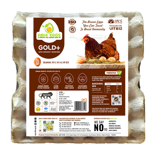 Gold+ Eggs With Immunity Boosters PACK OF 30