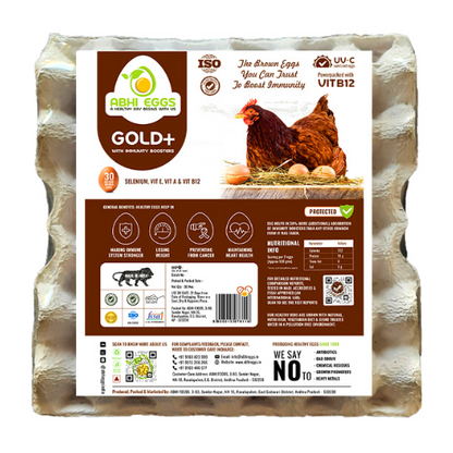Gold+ Eggs With Immunity Boosters PACK OF 30