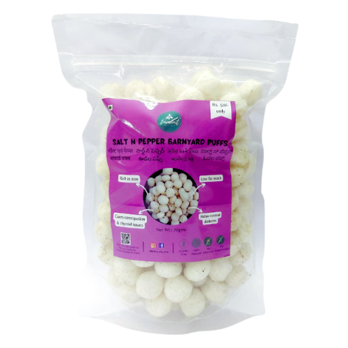 Salt N Pepper Barnyard Puffs 60 GM