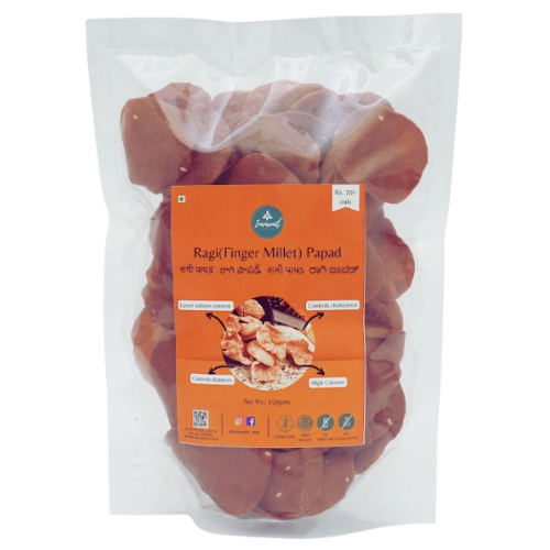Ragi (Fingmer Millet) Papad 150 GM
