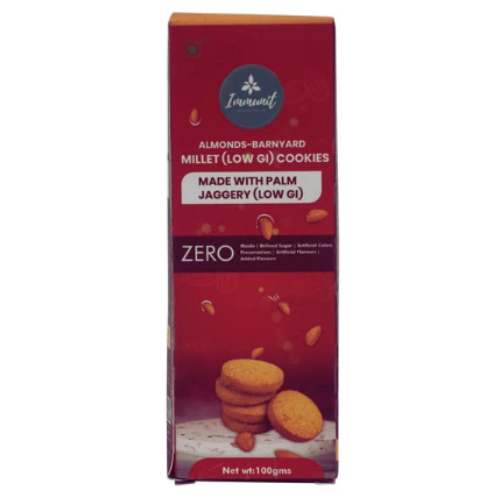 Almond Barnyard Millet Cookies 100 GM