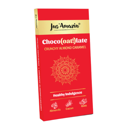 Crunchy Almond Caramel Choco Oat Late Bar 45 GM