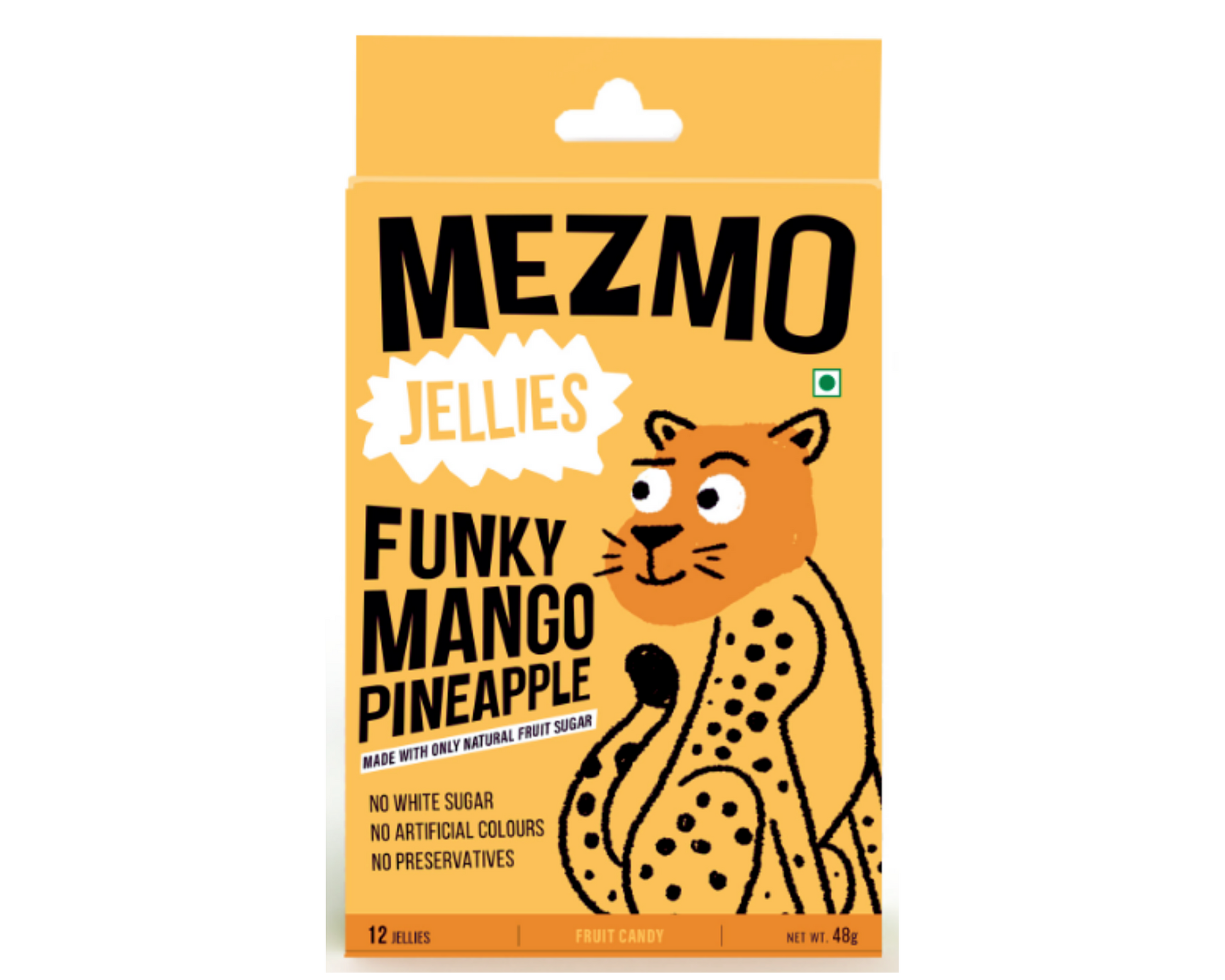 Funky Mango Pineapple Jellies 48 GM