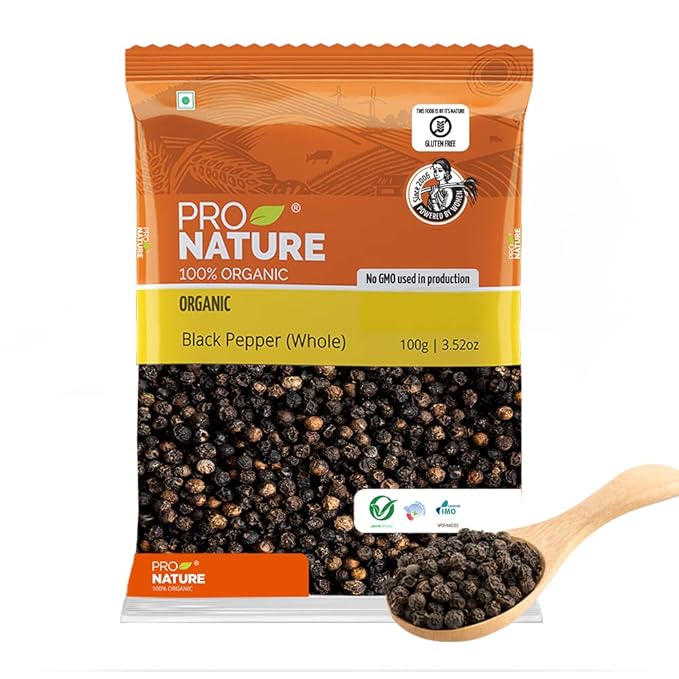 Black Pepper (Whole) 100 GM