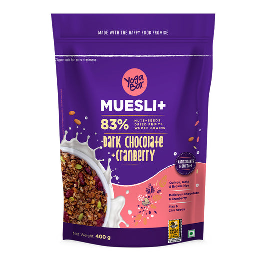 Breakfast Muesli Dark Chocolate Cranberry 400 GM