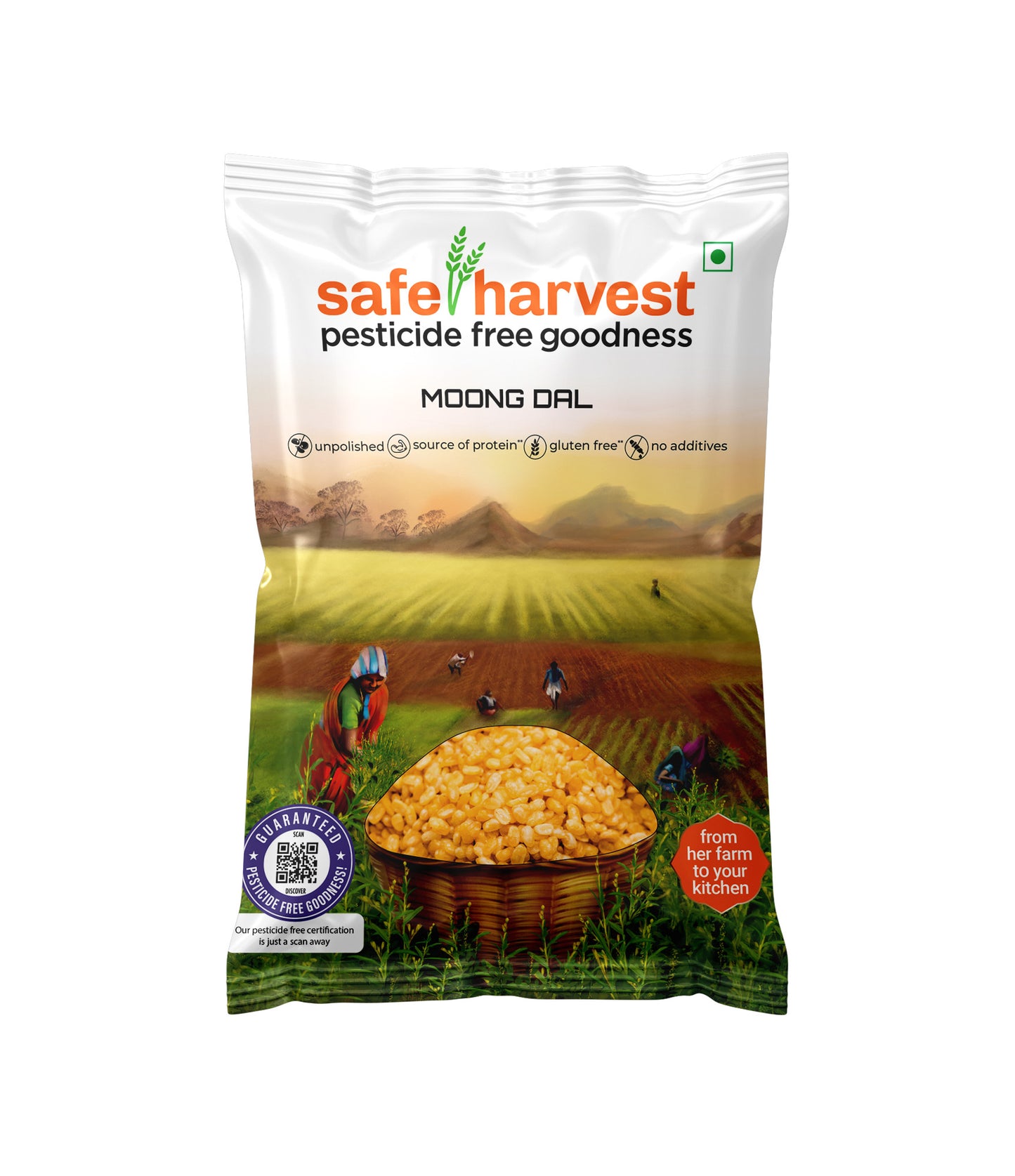 Pesticide Free Moong Dal 1 KG