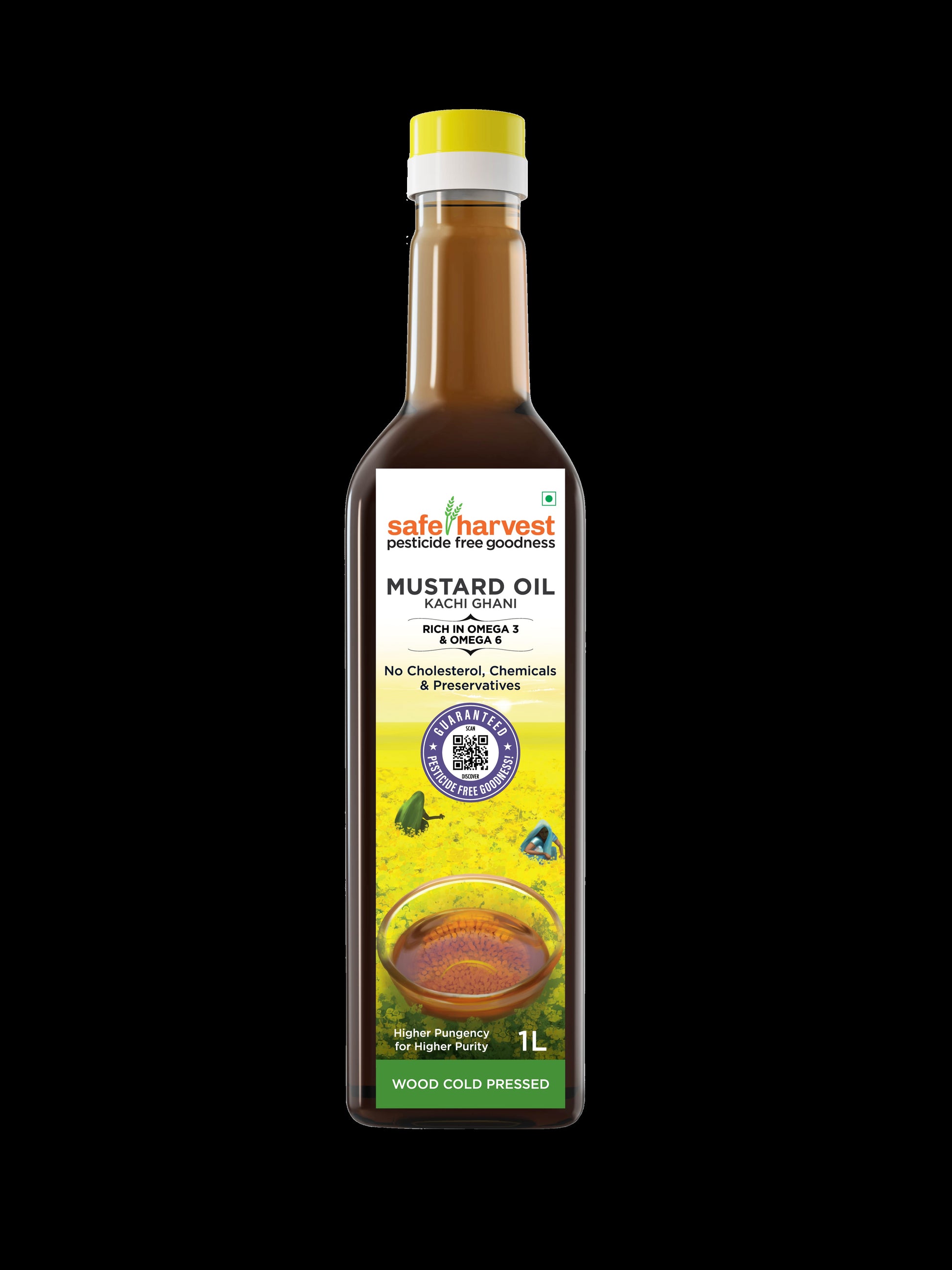 Pesticide Free Mustard Oil 1 LTR