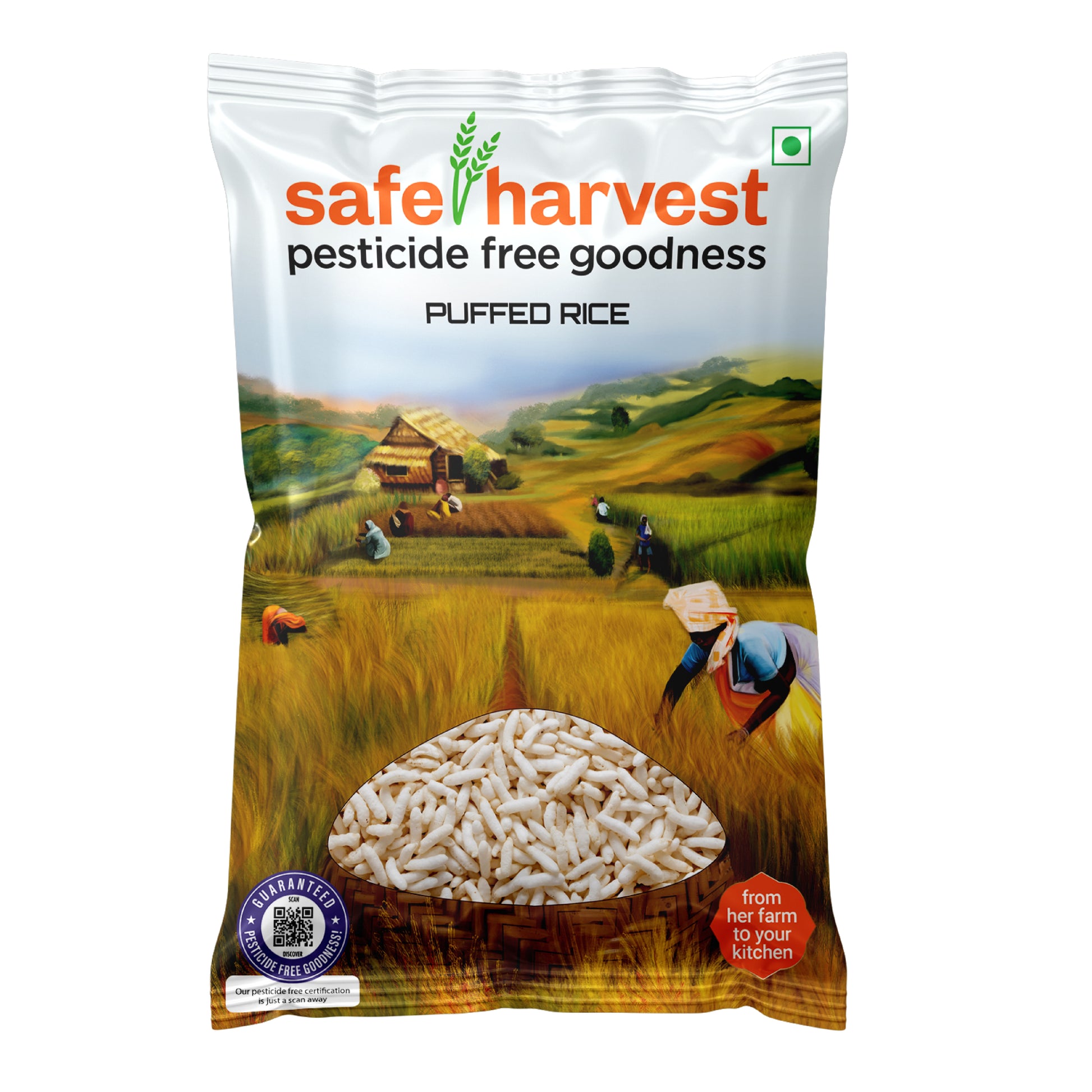 Pesticide Free Puffed Rice 500 GM