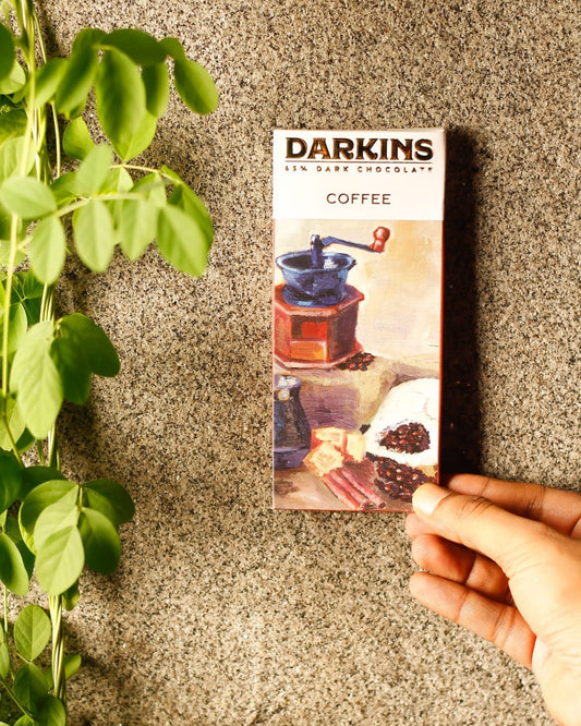 65% Artisanal Dark Chocolate With Coorg Coffe 50 GM